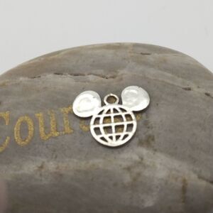 Silver Mickey‎ mouse charm pendant